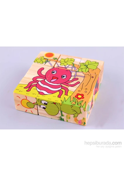 Learning Toys Wooden Puzzle Cubes