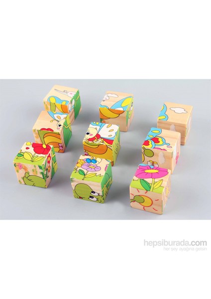 Wooden Puzzle Cubes