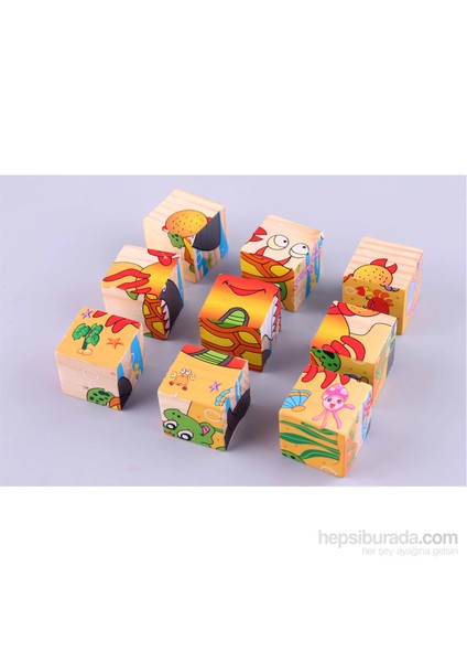 Wooden Puzzle Cubes