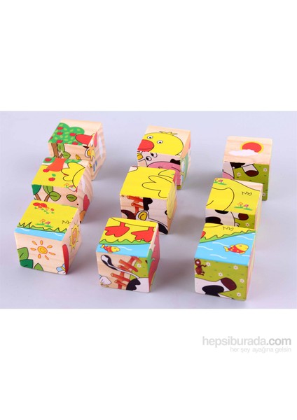 Wooden Puzzle Cubes