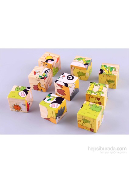 Wooden Puzzle Cubes