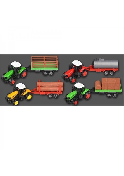 Kutulu Çekbırak Römorklu Traktör