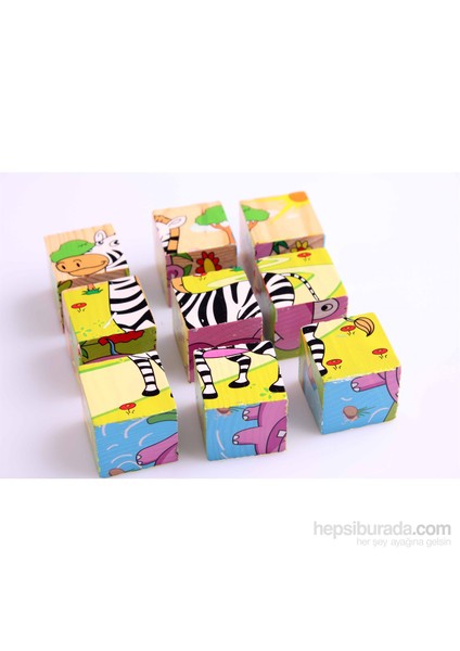 Wooden Puzzle Cubes