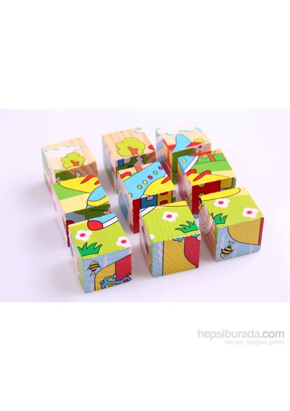 Wooden Puzzle Cubes