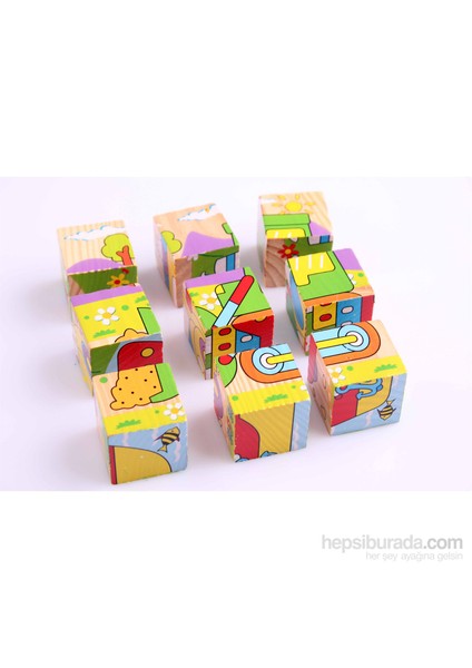 Wooden Puzzle Cubes