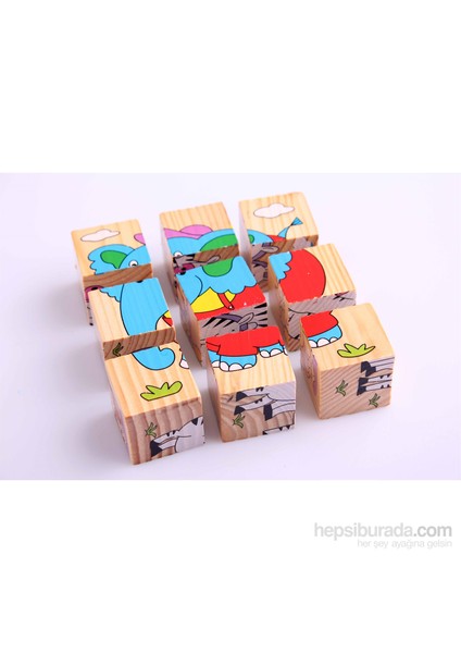 Wooden Puzzle Cubes