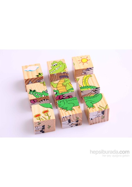 Wooden Puzzle Cubes