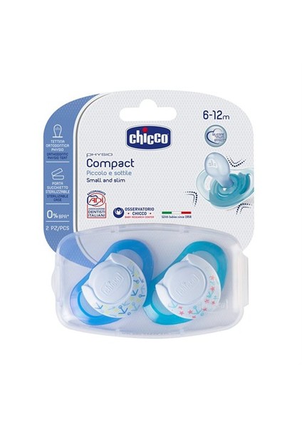 Physio Compact Kauçuk Emzik Erk 6-12 Ay 2Li