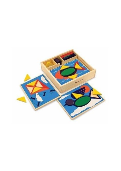 Melissa & Doug Ahşap Şekil Bulmaca