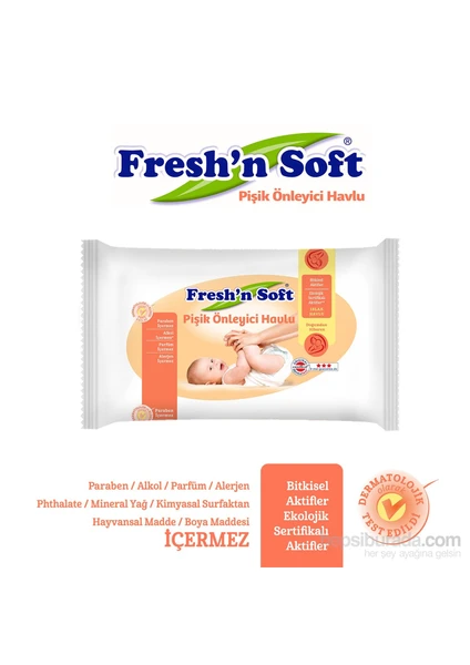 Fresh'n Soft Pişik Önleyici Havlu / 40 Yaprak