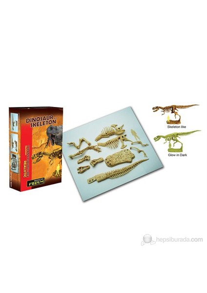 3 Boyutlu T-Rex Dinazor Maketi