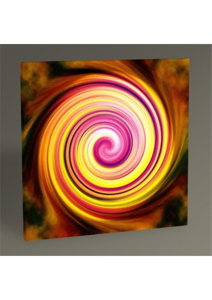 Yellow Vortex Tablo 50X50