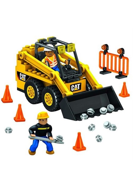Cat Mini Blok Dozer Oyun Seti