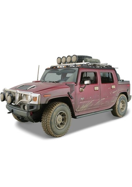 Maisto Hummer H2 Sut Concept Model Araba 1:18 Dirt Riders / Kırmızı