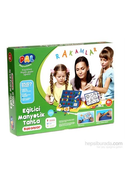 Pal Manyetik Tahta Rakamlar 4+