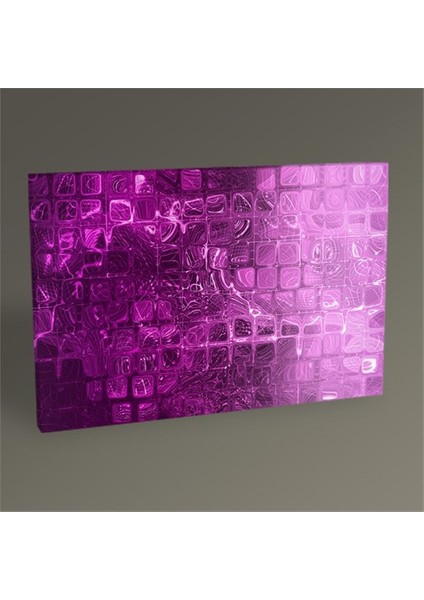 Mor Renkli Soyut Tablo 30 x 20