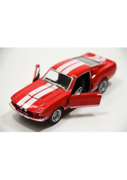 1967 Shelby Gt500 (Kırmızı) 1:38 Çek Bırak Model Araba