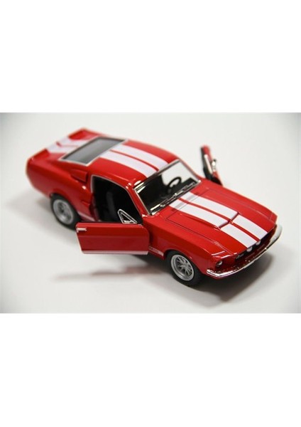 1967 Shelby Gt500 (Kırmızı) 1:38 Çek Bırak Model Araba