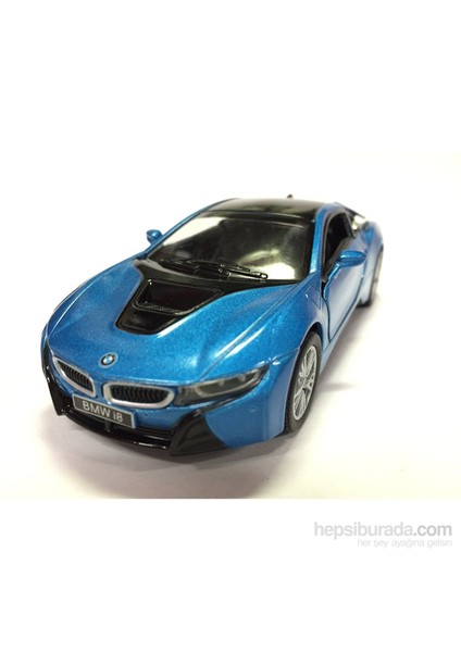 Mavi Bmw İ8 1:36 Metal Çek Bırak Araba