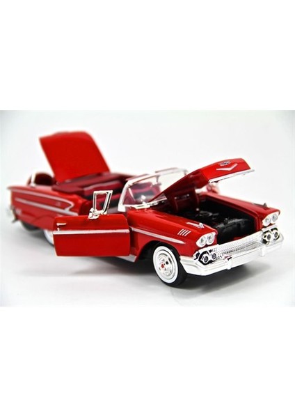 Motor Max 1:24 1958 Model Chevy Impala (Kırmızı) fiyatları