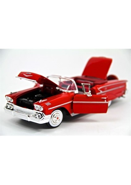 Motor Max 1:24 1958 Model Chevy Impala (Kırmızı) modelleri
