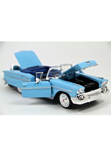 Motor Max 1:24 1958 Model Chevy Impala (Mavi) fiyatları