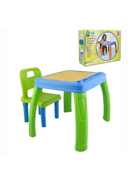 Sandalyeli Çalışma Masası 03-402 Yeşil