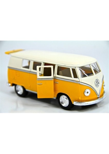 1962 Volkswagen Classical Bus (Sarı-Krem) 1:32 Diecast Metal fiyatları