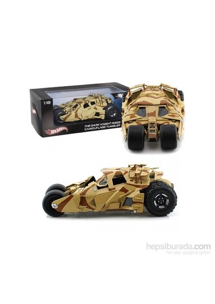 Batman The Dark Knight Hot Wheels 1/18 Batmobile Tumbler Camouflage