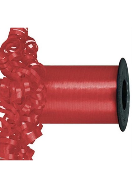 100 Metre Plastik Kırmızı Renk Rafya 5 Mm