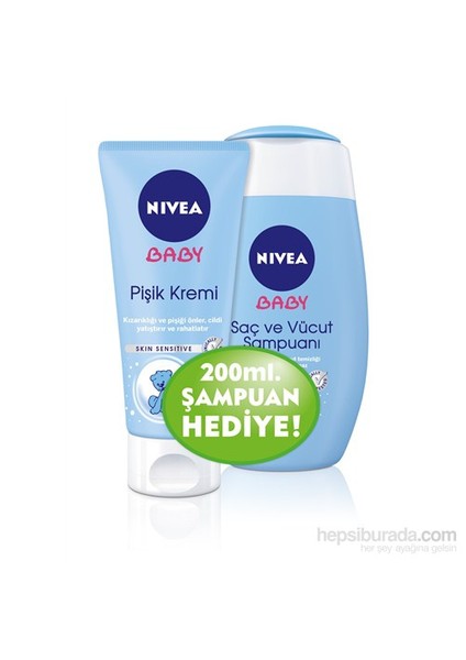 Baby Pişik Kremi ( NIVEA Baby Şampuan / 200 Ml Hediyeli ! )