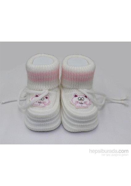 Çaça Patik 7070 Triko Krem-Pembe