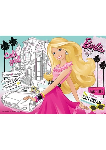 30 Parça Çocuk Yap Boz Barbie