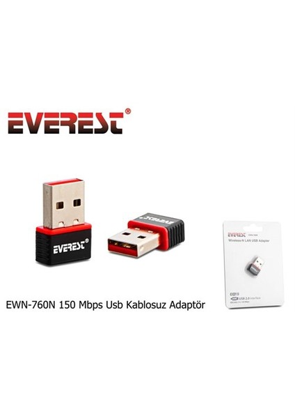 Ewn-760N 150 Mbps Usb Kablosuz Adaptör