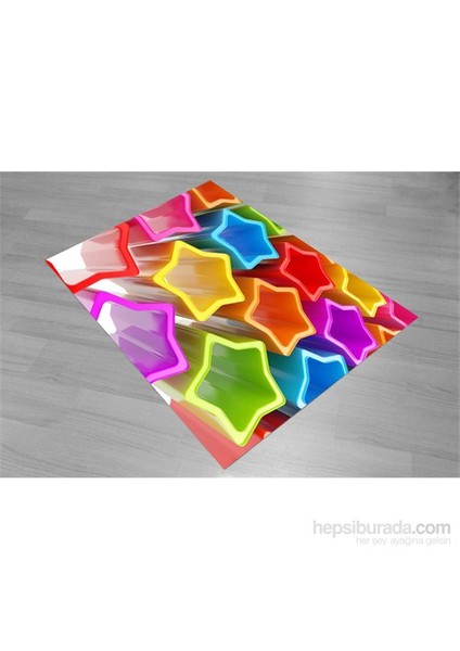 Flashy 3 D 032 Oturma Odası Halısı 100x145 cm