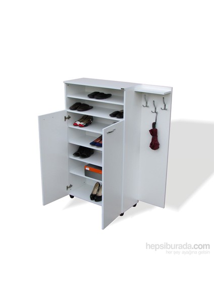 Vestiyer 120*37*150 Beyaz fırsatları