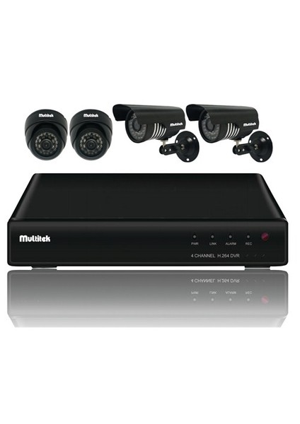 MULTİTEK DVR KIT 5004 4 KANAL DVR & KAMERA SETİ