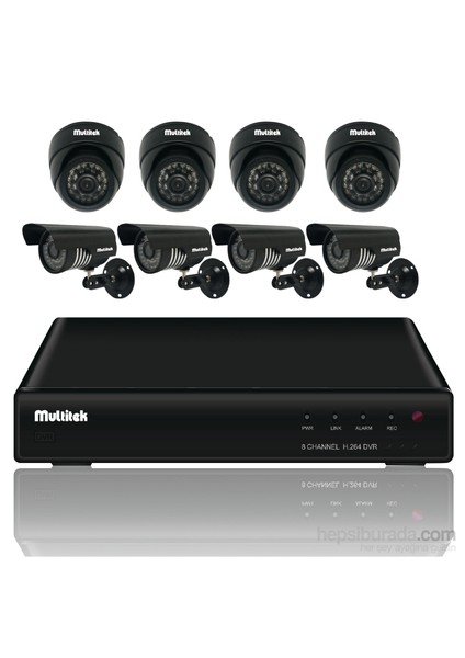 MULTİTEK DVR KIT 5008 8 KANAL DVR & KAMERA SETİ