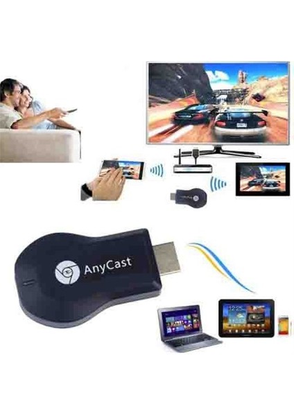 Anycast M2 Plus Hdmi Wifi Tv Görüntü Aktarım Cihazı