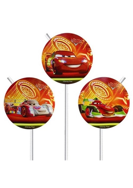 Cars Pipet 6'Li