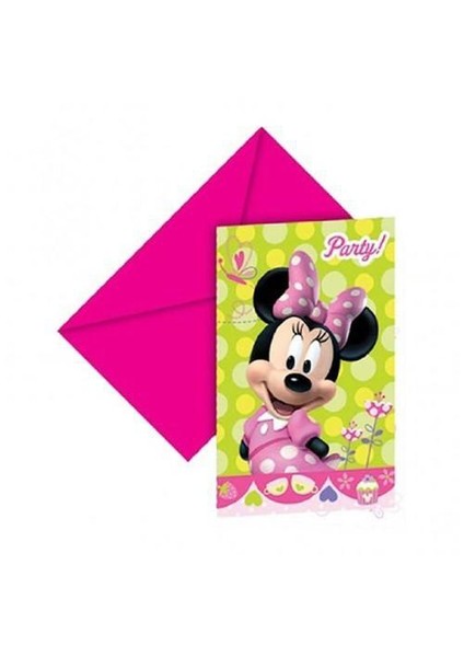Minnie Bow-Tique Davetiye Set 6'Li