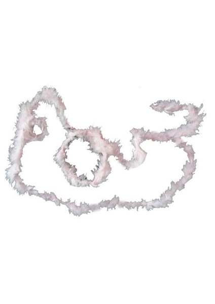 1,5 Metre Pembe Renk Tüylü İnce Otriş Boa 3 Cm