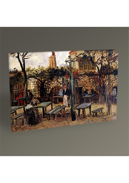 Vincent Van Gogh La Guinguette Tablo 45X30