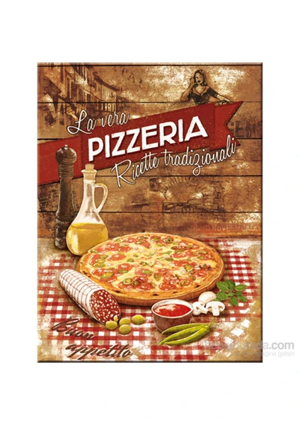 Nostalgic Art Pizzeria La Vera Magnet 14289