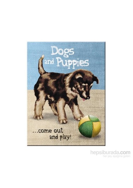 Nostalgic Art Dogs and Puppies Magnet 14316