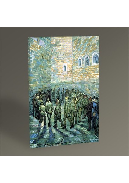 Vincent Van Gogh Tutuklularin Yürüyüşü Tablo 30 x 20
