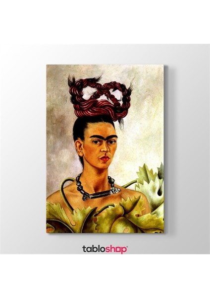 Frida Kahlo - Self Portrait With Braid Tablosu