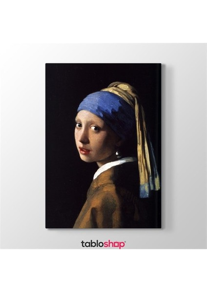 Johannes Vermeer - İnci Küpeli Kız Tablosu