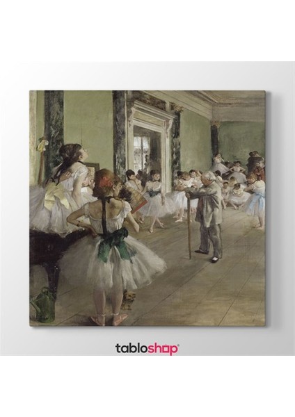 Edgar Degas - La Classe De Danse Tablosu