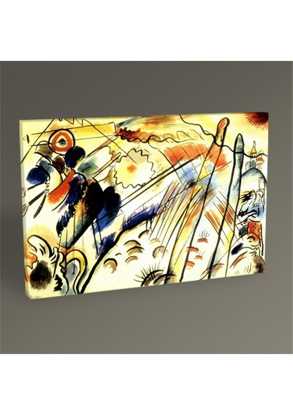 Wassily Kandinsky Doğaçlama Tablo 45X30